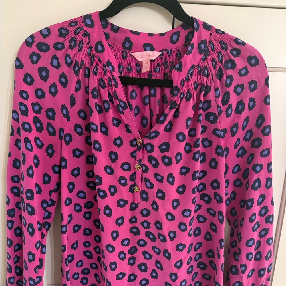 Lily Pulitzer Leopard Print Women's Top